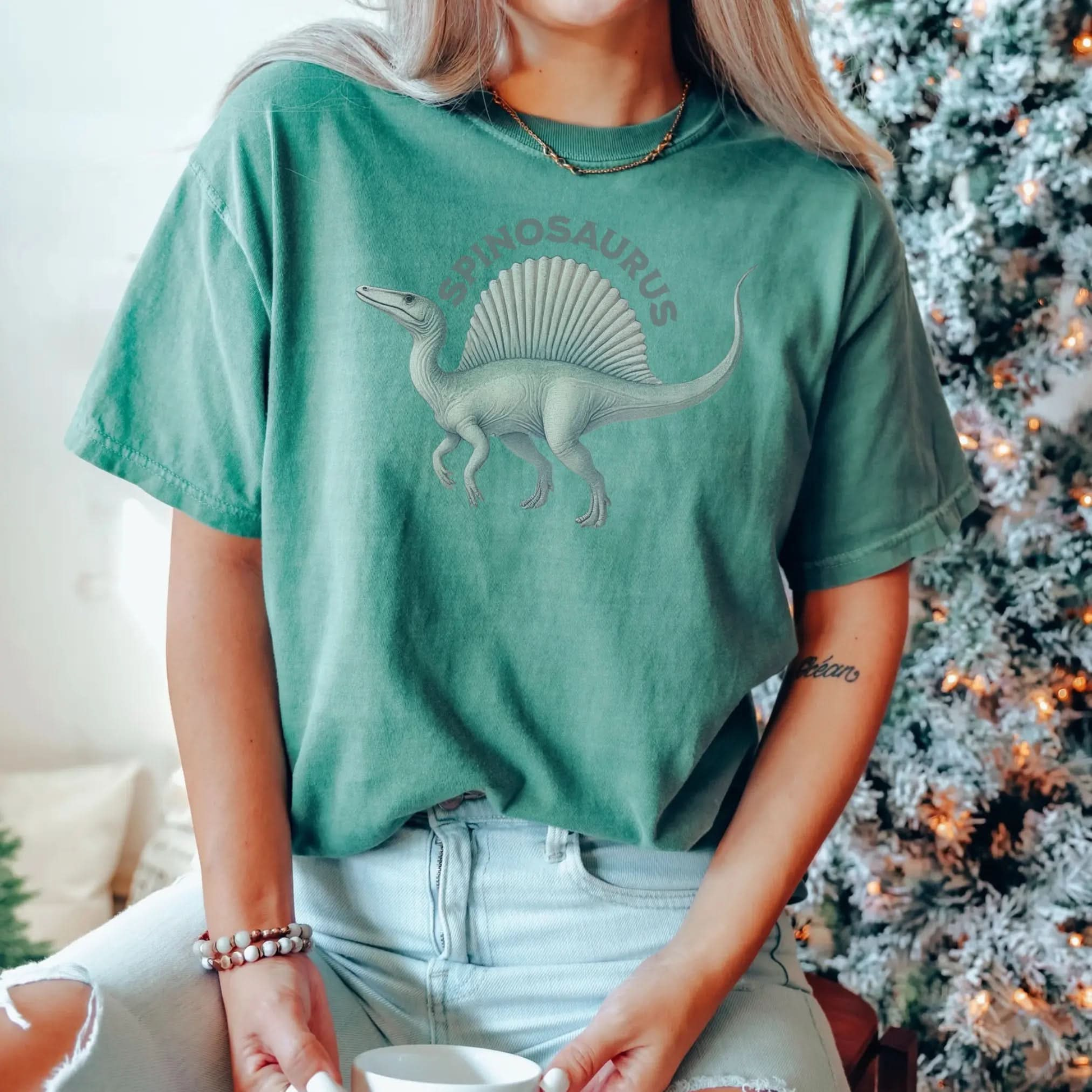 Spinosaurus Dinosaur Shirt Botanica Print Haus