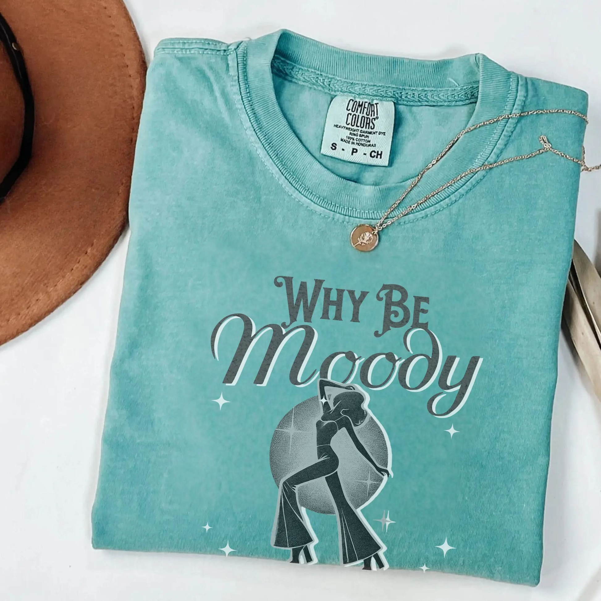 Why Be Moody When You Can Shake Your Booty? Vintage Dancing T Shirt Botanica Print Haus