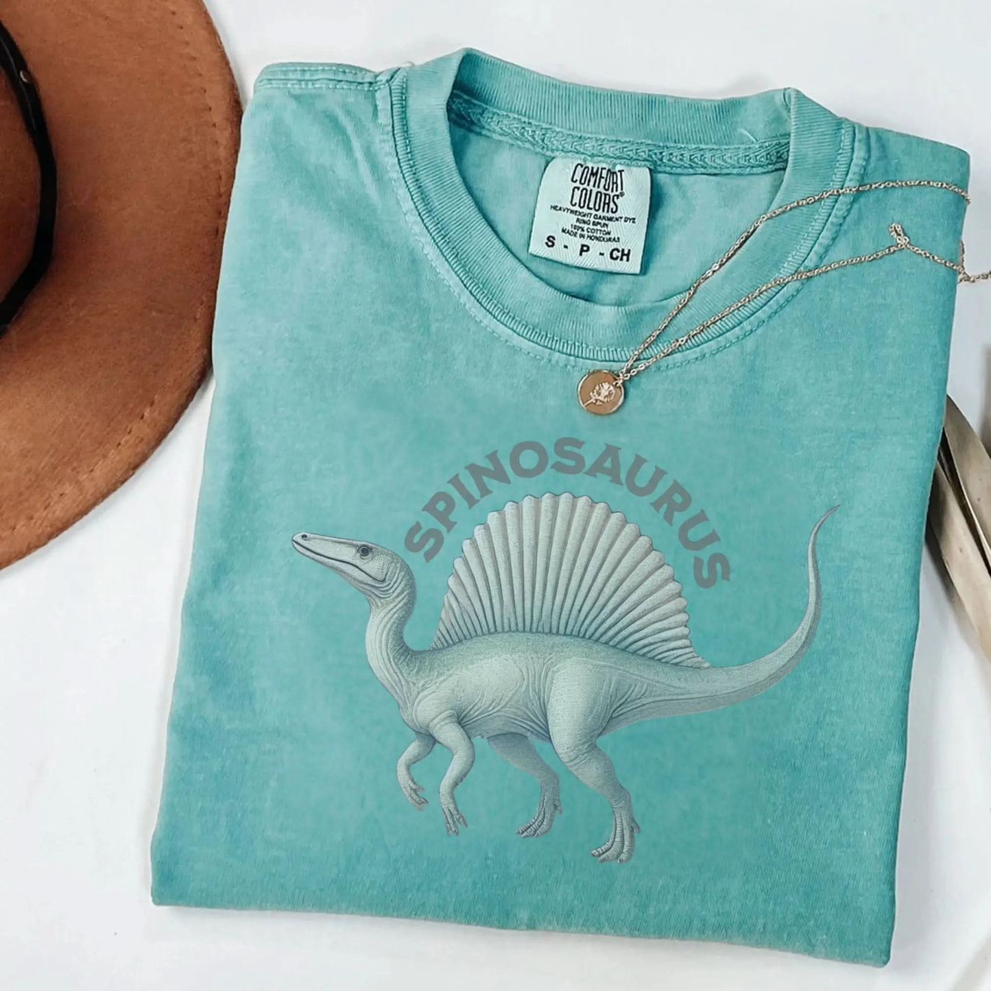 Spinosaurus Dinosaur Shirt Botanica Print Haus