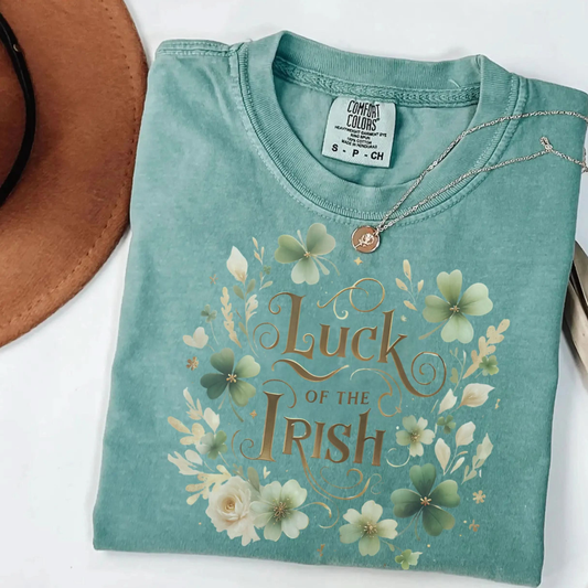 Luck of the Irish T Shirt Botanica Print Haus