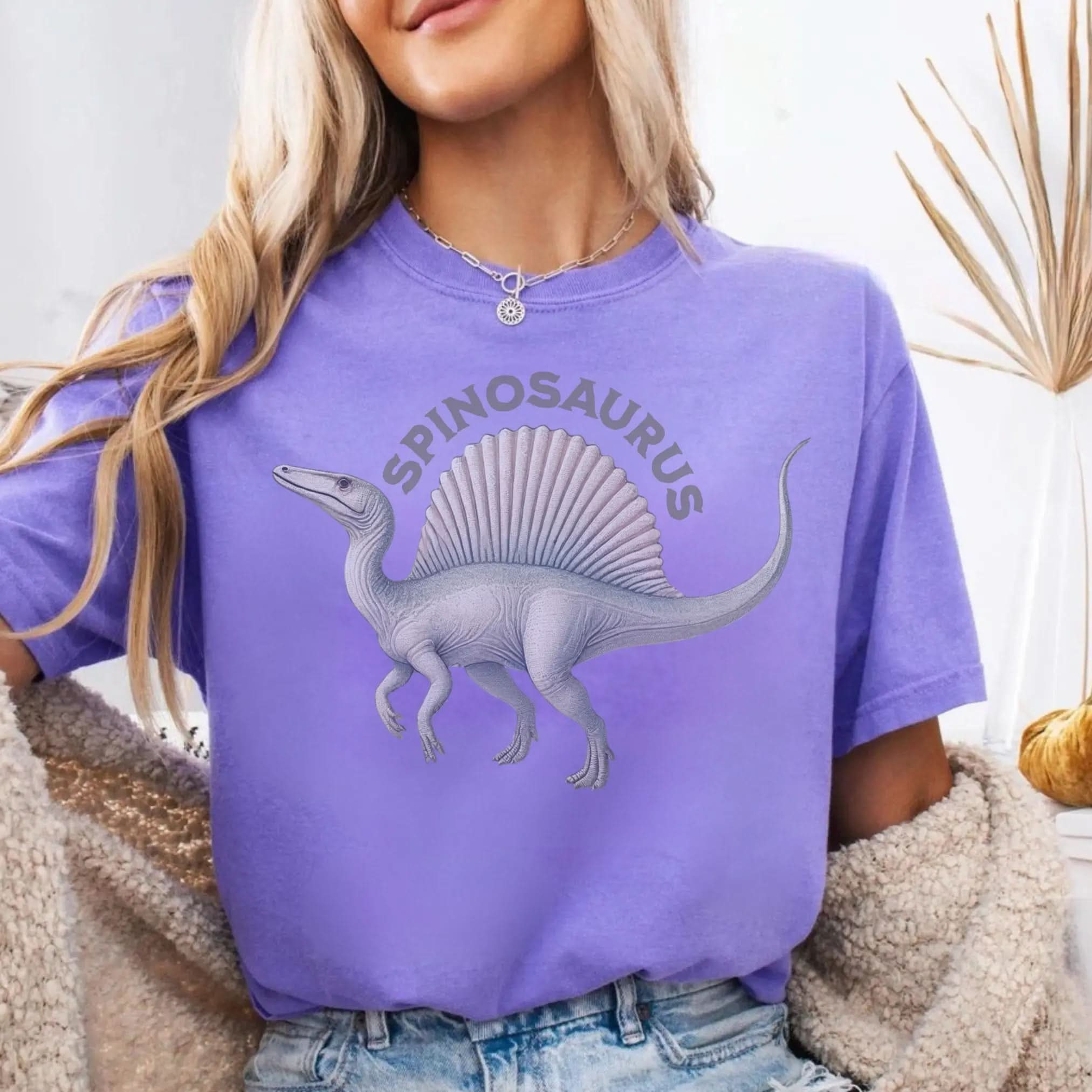 Spinosaurus Dinosaur Shirt Botanica Print Haus