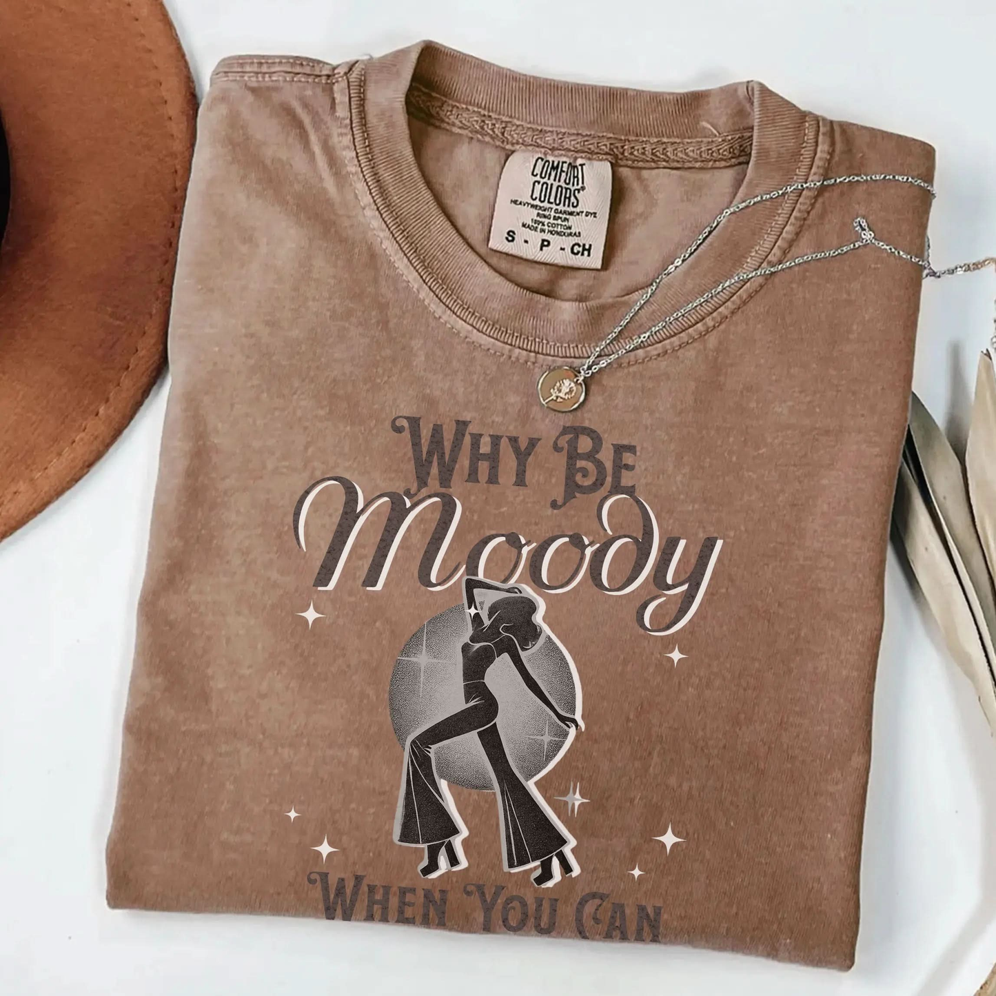 Why Be Moody When You Can Shake Your Booty? Vintage Dancing T Shirt Botanica Print Haus