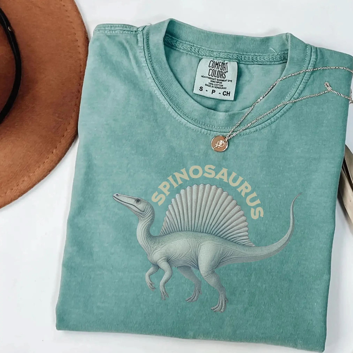 Spinosaurus Dinosaur Shirt Botanica Print Haus