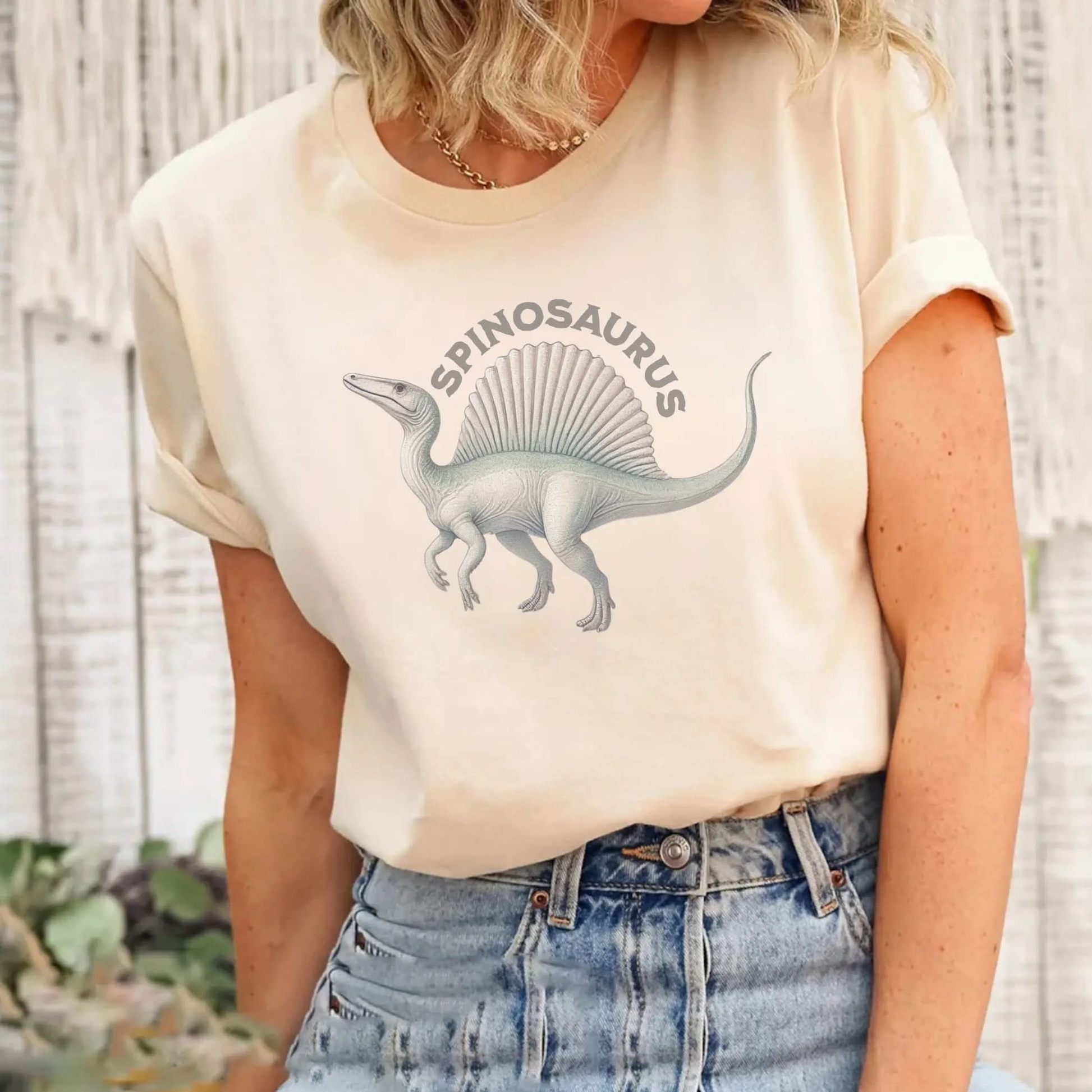 Spinosaurus Dinosaur Shirt Botanica Print Haus