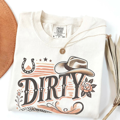 Dirty 30 Unisex Garment-Dyed T-Shirt - Fun Birthday Celebration Tee Printify