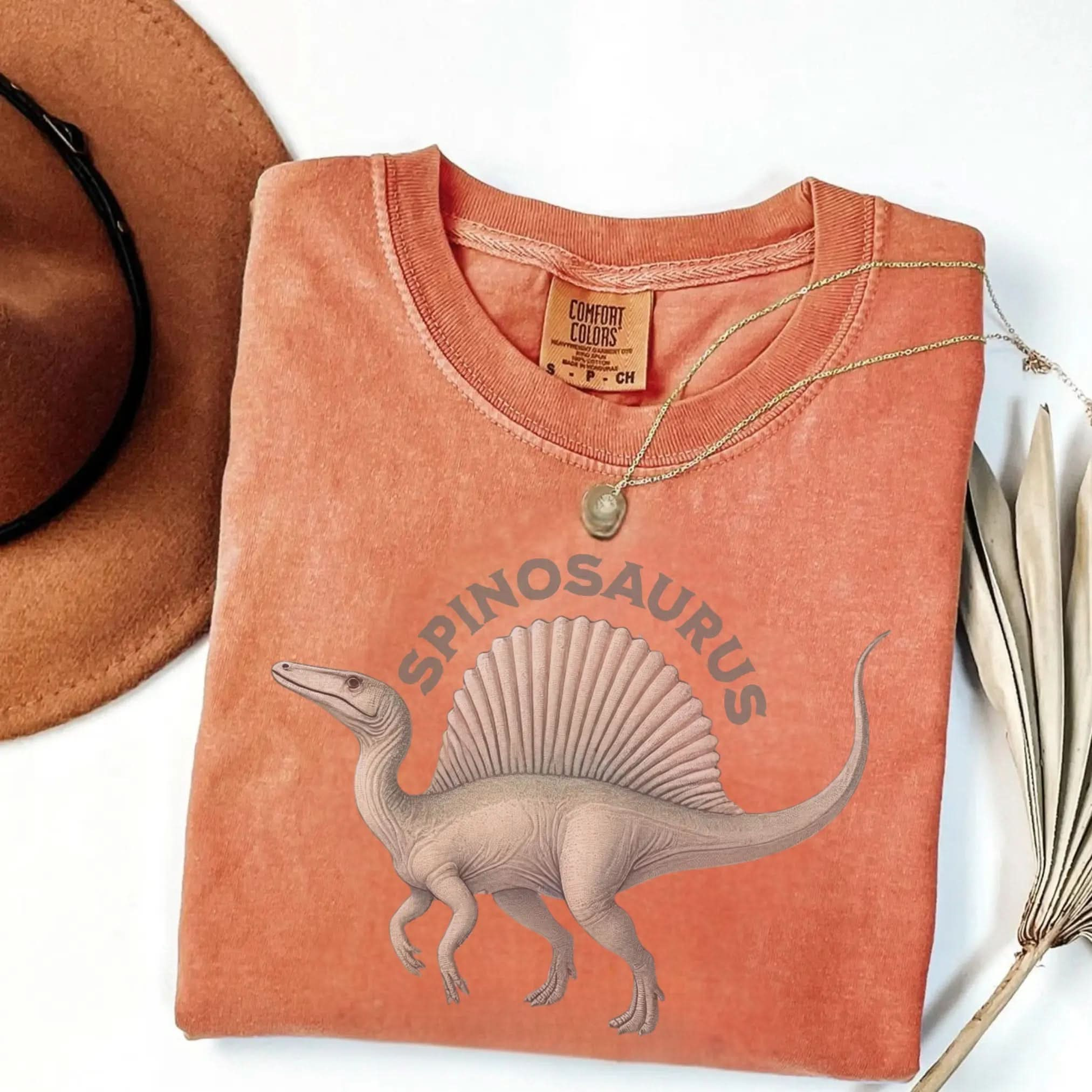 Spinosaurus Dinosaur Shirt Botanica Print Haus