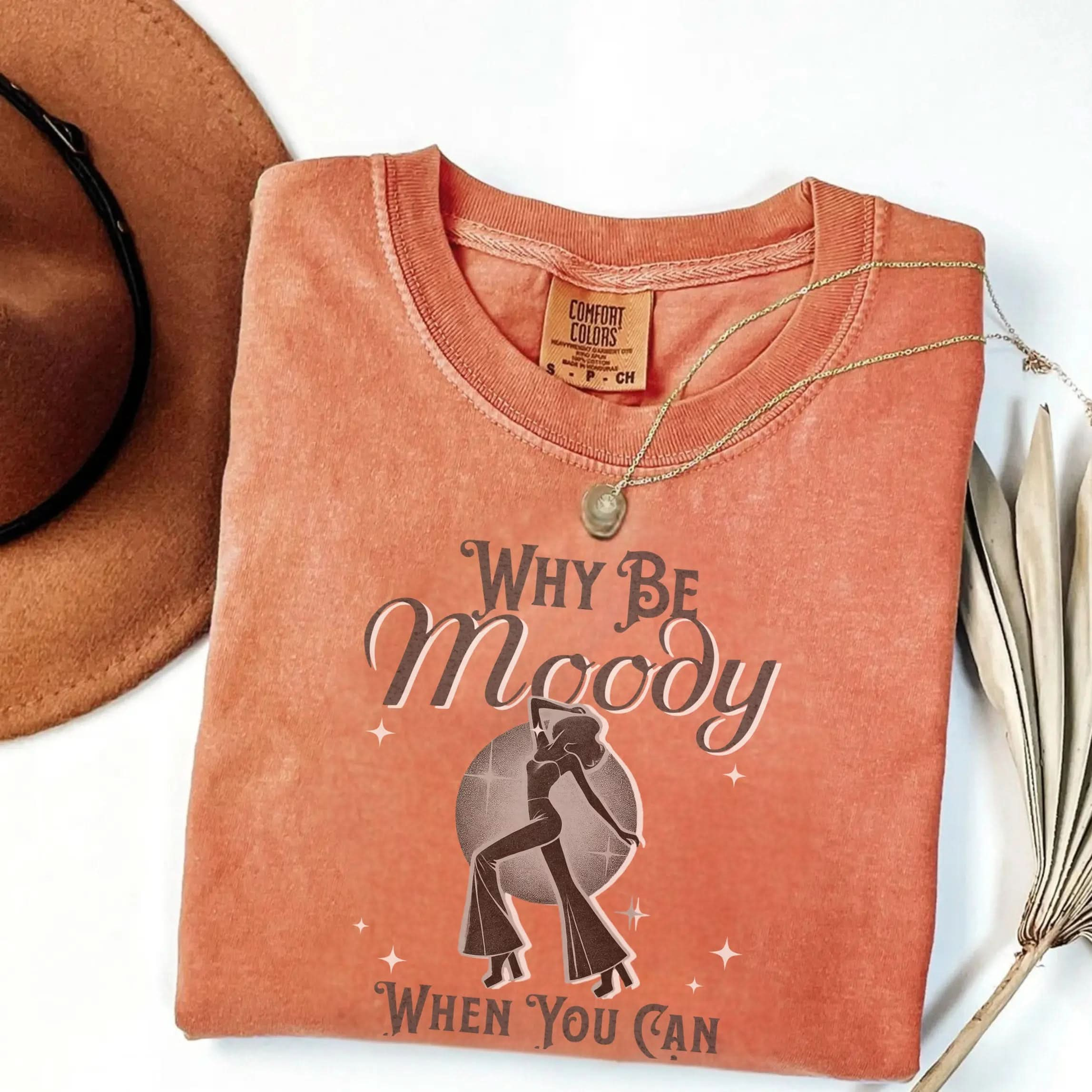 Why Be Moody When You Can Shake Your Booty? Vintage Dancing T Shirt Botanica Print Haus