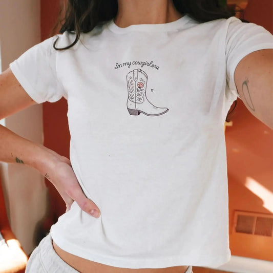 In My Cowgirl Era Baby Tee Printify