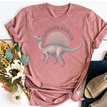 Spinosaurus T Shirt – Dinosaur Tee Botanica Print Haus