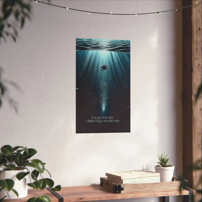 Angler Fish Poster- Anglerfish Story Inspirational Poster – Deep Sea Creature Wall Art Botanica Print Haus