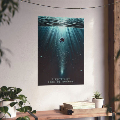 Angler Fish Poster- Anglerfish Story Inspirational Poster – Deep Sea Creature Wall Art Botanica Print Haus