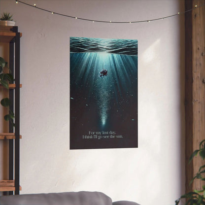 Angler Fish Poster- Anglerfish Story Inspirational Poster – Deep Sea Creature Wall Art Botanica Print Haus