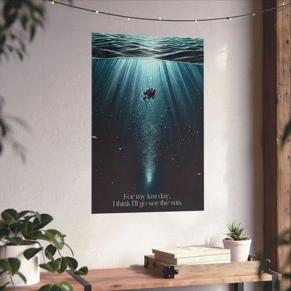 Angler Fish Poster- Anglerfish Story Inspirational Poster – Deep Sea Creature Wall Art Botanica Print Haus