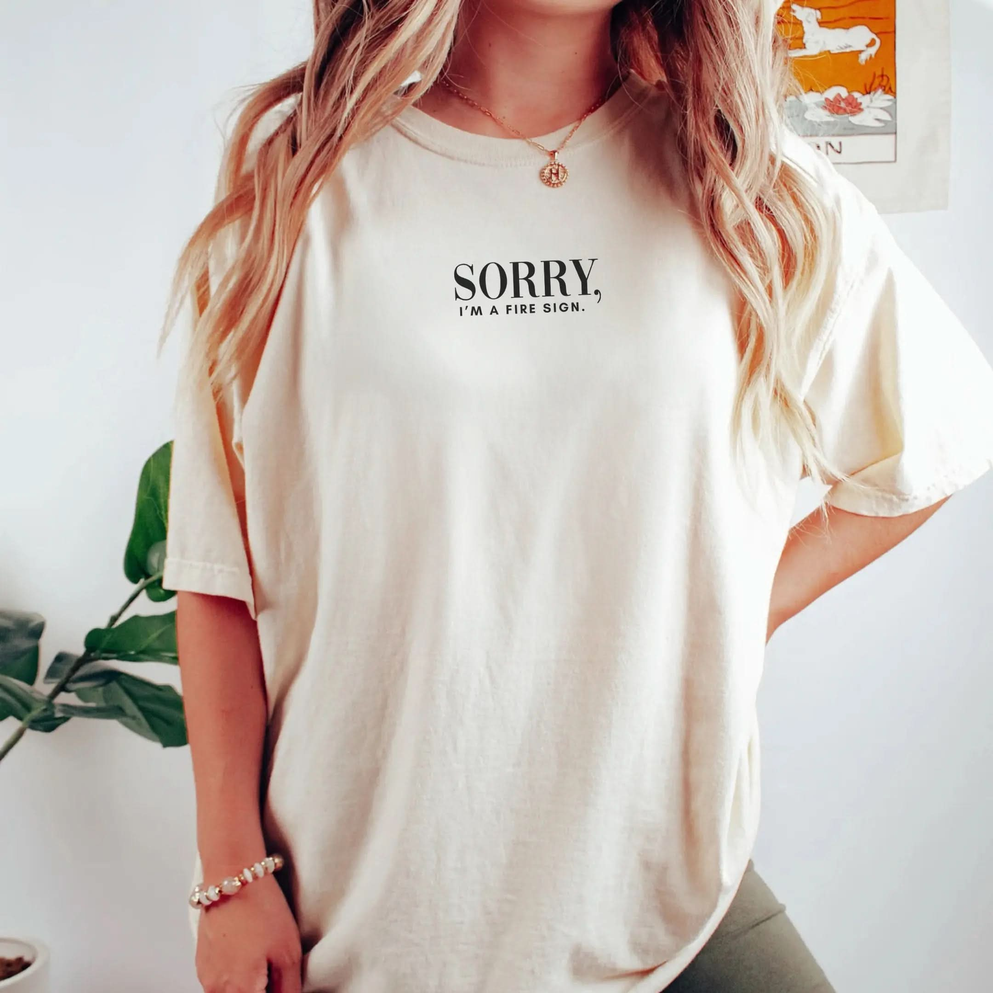 Unisex Fire Sign Apology T-Shirt - Perfect for Astrology Lovers Printify