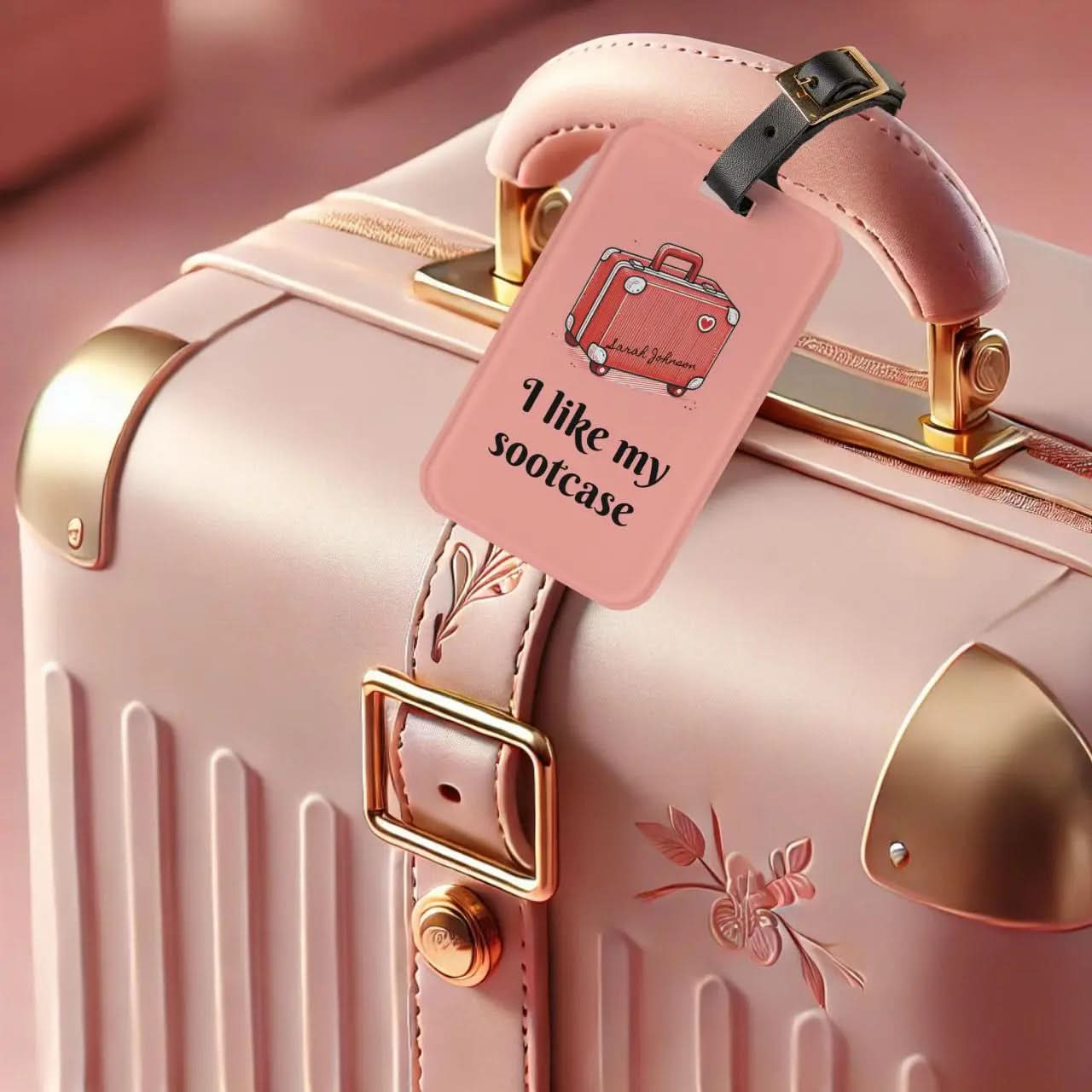 I Like My Sootcase Luggage Tag, TikTok Viral Travel Gift, Trendy Gift For Travelers, Suitcase Accessory, I Like My Suitcase Cute Bag Tag